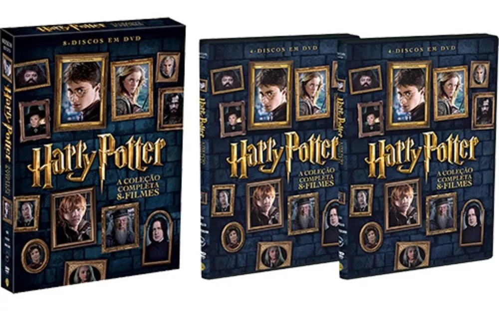 Coleção Dvds Box Harry Potter Completo Original Novo Lacrado