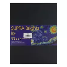 Papel Bond Carta 37 K Supra Brights Negro Paq. Con 100 Hojas