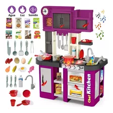 Cocina Cocinita Juguete Infantil Luz Sonido Maletin Carrito