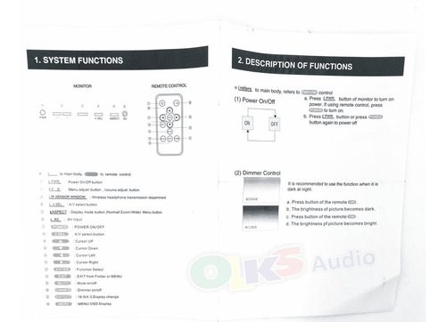 Pantalla Monitor D 7 Tft Lcd Control 2 Canales Nesa Nrm-7030 Foto 7