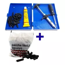 Kit Inyección Reparación Parchado Llanta Auto +100parche Ful