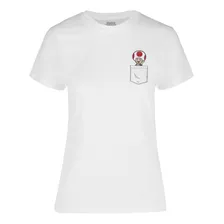 Playera De Mujer Toad Pocket Original Nintendo Algodón