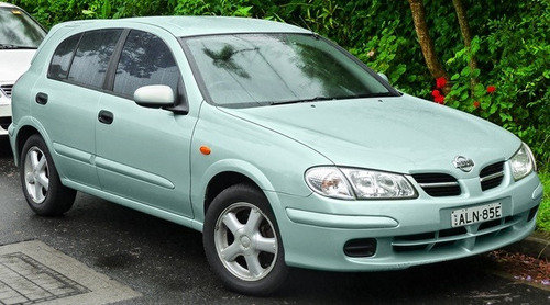 01-05 Nissan Almera Viseras Parasol Con Espejo Gris 2 Piezas Foto 5