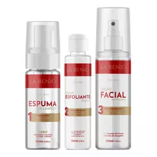 Kit Higienização Preparo Sobrancelhas Skin Care La Benig