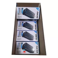 Estabilizador Forza Fvr-1222usb 1200va/600w, 8 Tomas + 2 Usb Color Negro