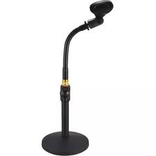 Soporte De Mic De Mesa Flexible Base Redonda Icon Mb05