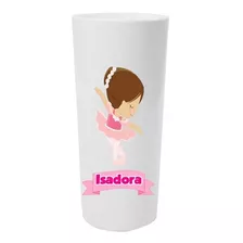 Copo Long Drink Lembrancinha Personalizada Bailarina 30 Un