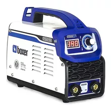 Máquina De Solda Inverter Boxer Touch 150 Bv Branca E Azul 110v/220v