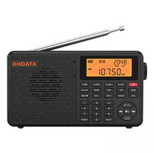 Xhdata D-109 Radio Dsp Digital Portátil Estéreo/mw/sw/lw