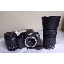 Máquina Fotográfica Canon T5i + Lente 55-250 + Lente 18-55 