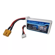 Bateria 1500mah 11.1v 3s 40c/60c Xt60 Aeromodelos Drone Heli