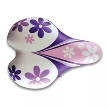 Asiento Infantil Ddk Para Bicicletas, Flower White / Pink