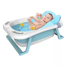 Bañera Plegable Para Bebé Con Cama De Baño Y Termómetro