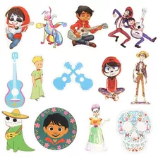 Planilla De Stickers Coco 28cm Aprox