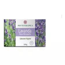 Sabonete Natural Lavanda E Rosa Mosqueta 100g Phytoterápica