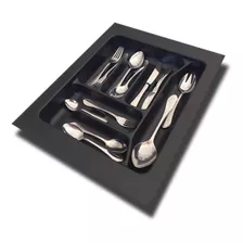 Bandeja Divisor Talher 40x50cm Preto