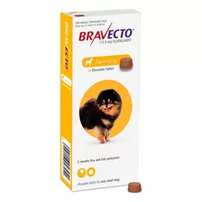 Bravecto Tab 2 A 4.5 Kg (amarillo)