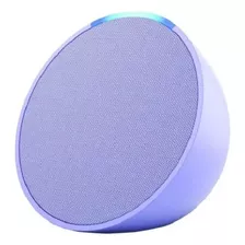 Alexa Echo Pop Smart Speaker Amazon Cor Preto Cor Lilás