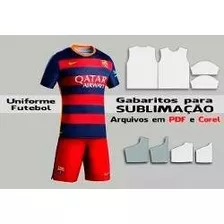 Kit Molde Fut Camiseta E Calção, Gab. Para Sublim. Env.emai