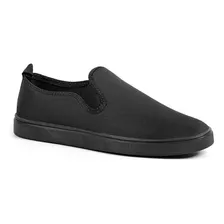 Sapatênis Masculino Casual Slip On Lona Tecido Confortável