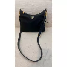 Bolsa Prada Crossbody Preta 100% Autêntica Original