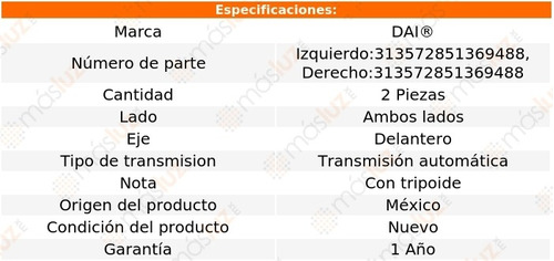 Kit 2 Cubre Polvos Lado Caja Pontiac G3 L4 1.6l 06/10 Dai Foto 2