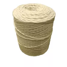 Hilo Macramé Crudo 3mm X 1/2 Kg 18 Hebras 