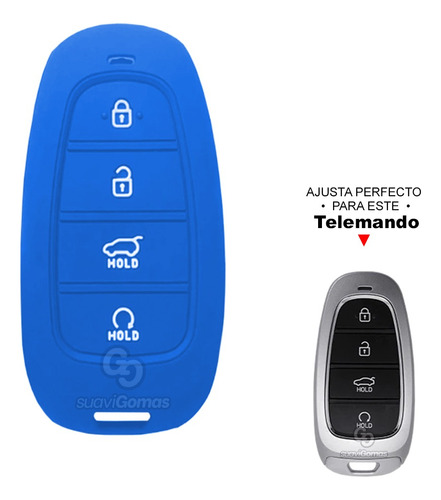 Forro Protector Silicona Llave Smart 4b Hyundai Tucson Nx4 Foto 4