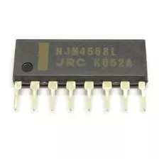 Circuito Integrado Njm4558l Jrc4558 Sip-8 Ic 