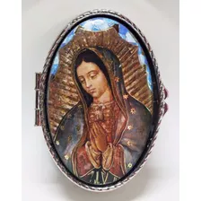 Porta Rosario Caja Virgen De Guadalupe ( Made Italy )