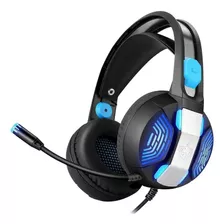 Auriculares Gamer Luces Led Pc Ps4 Phoinikas H-100 Calidad! Color Negro