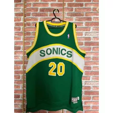 Regata Nba adidas Hardwood Classics Seattle Supersonics Payt