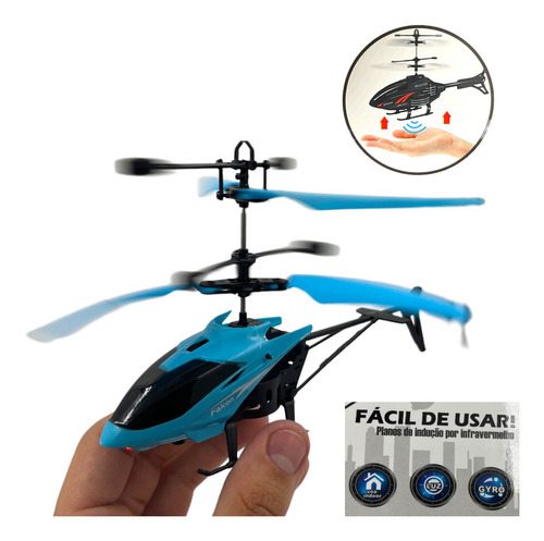 Helicoptero Aeronave Mini Drone Voa Brinquedo De Aproximação