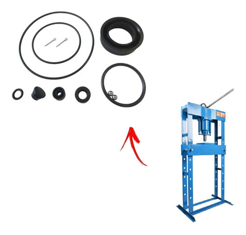 Kit Reparo Vedação P/prensa Marcon 15 Ton C/ Esfera 