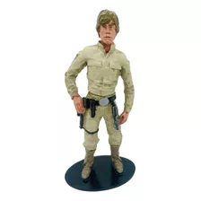 Boneco Luke Skywalker Star Wars Estatua Colecionavel Resina