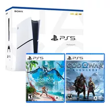 Consola Ps5 Slim Con Lector + Horizon + God Of War Ragnarok