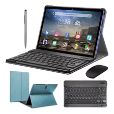 Tablet Android 10.0 De 10 Pulgadas Con Teclado, 4 Gb Ram 64