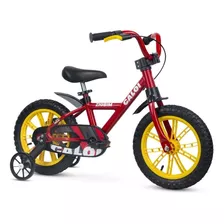 Bicicleta Infantil Aro 14 Vermelho Caloi Zigbim