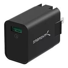 Cargador De Pared Usb 3.0 De Carga Rapida Sabrent [18w 5v 2