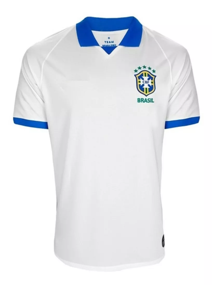 Camisa Brasil Polo Ouro Plus Size Masculina Oficial