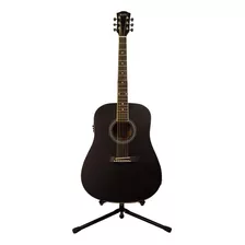 Guitarra Electroacustica Gt4 Campero Texana Negra Mate