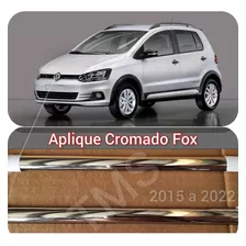 Aplique Friso Grade Detalhe Cromado Fox 