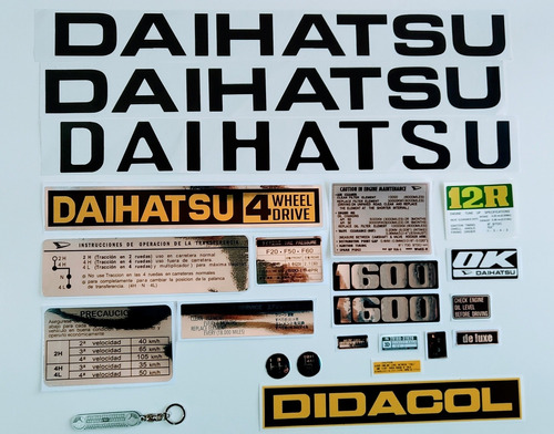 Daihatsu F20 Set De Calcomanias 