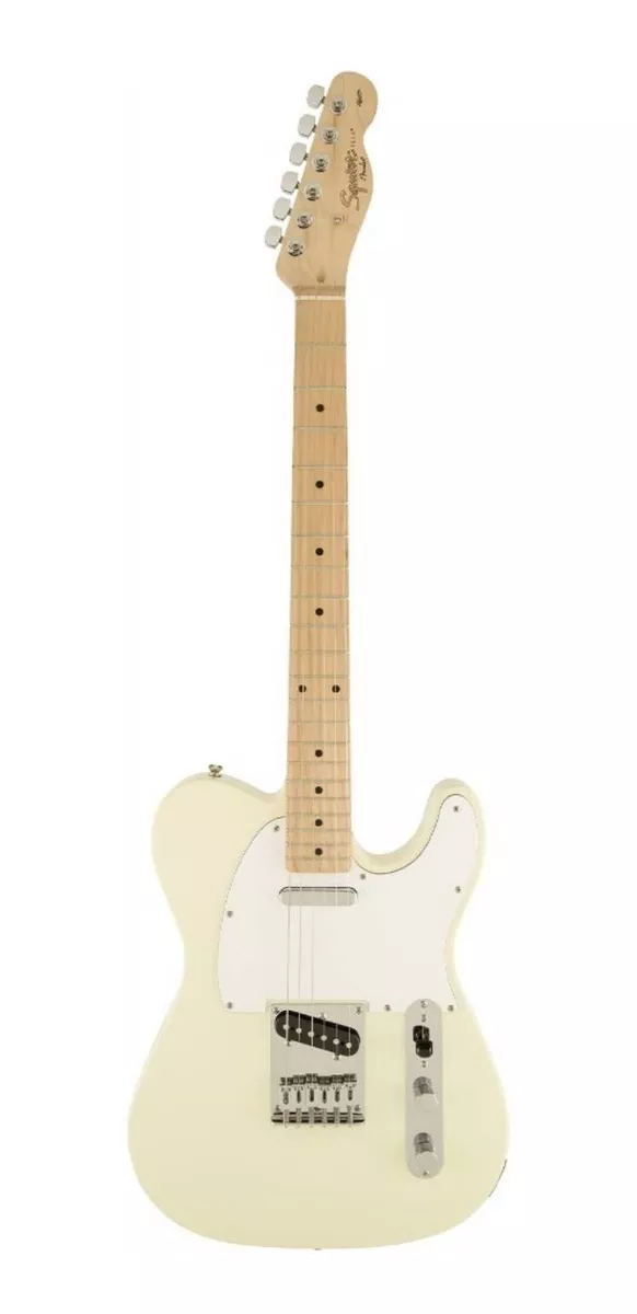 Guitarra Eléctrica Squier By Fender Affinity Series Telecaster De Álamo Arctic White Laca Poliuretánica Con Diapasón De Arce