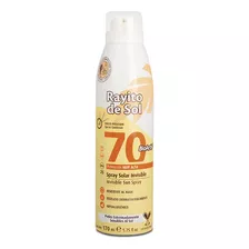 Protector Solar Rayito De Sol Fps70 Aero Invisible X170ml