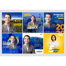 Pack Artes Campanha Eleitoral Política Editável