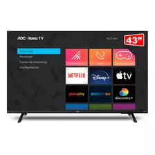 Smart Tv 43 Aoc Led Roku Wi-fi Full Hd Usb Hdmi 43s5135/78g