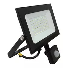 Reflector Led 50w Con Sensor Luz Blanca