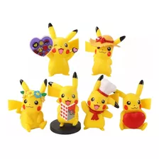 Pokémon 6 Unids Pikachu Varios Modelos Set