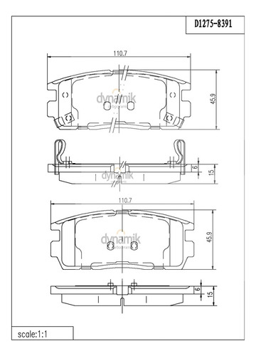 Balatas Semimetalicas Tra Suzuki Xl-7 V6 3.2l 07/09 Dynamik Foto 2